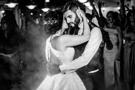 Picture of young bride and groom dancing at a wedding to illustrate Sexual Polarity